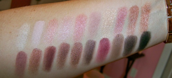 Swatches of the Coastal Scents Revealed 2 Palette.